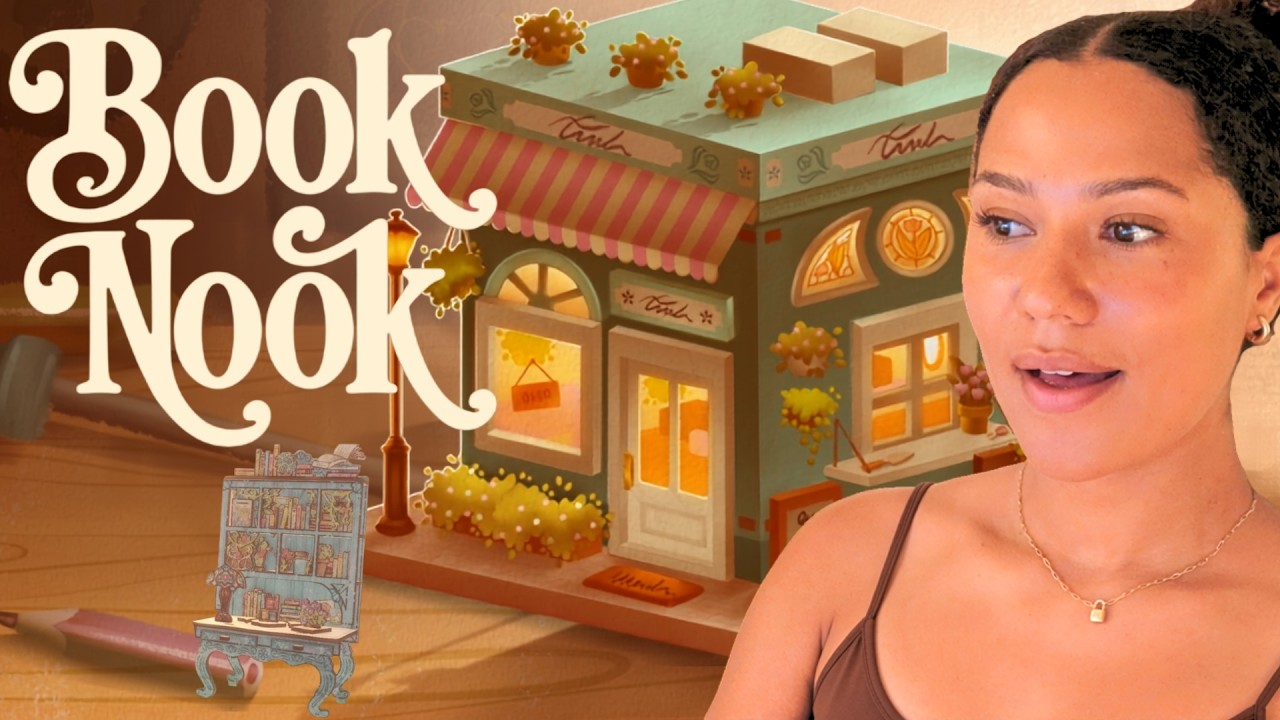 самая уютная игра по созданию книжных уголков📖🕯️пробуем демо Book Nook