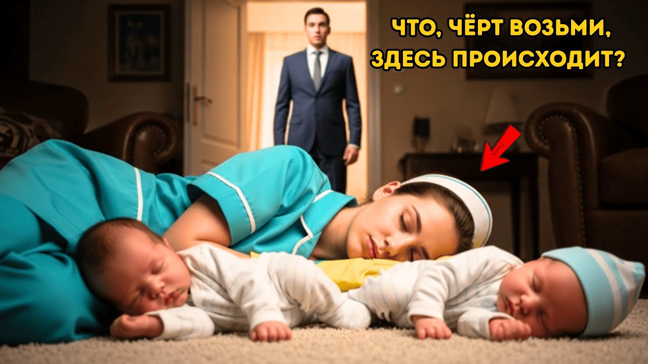 Горничная спала на полу с близнецами — миллионер увидел это… и не поверил, что произошло дальше