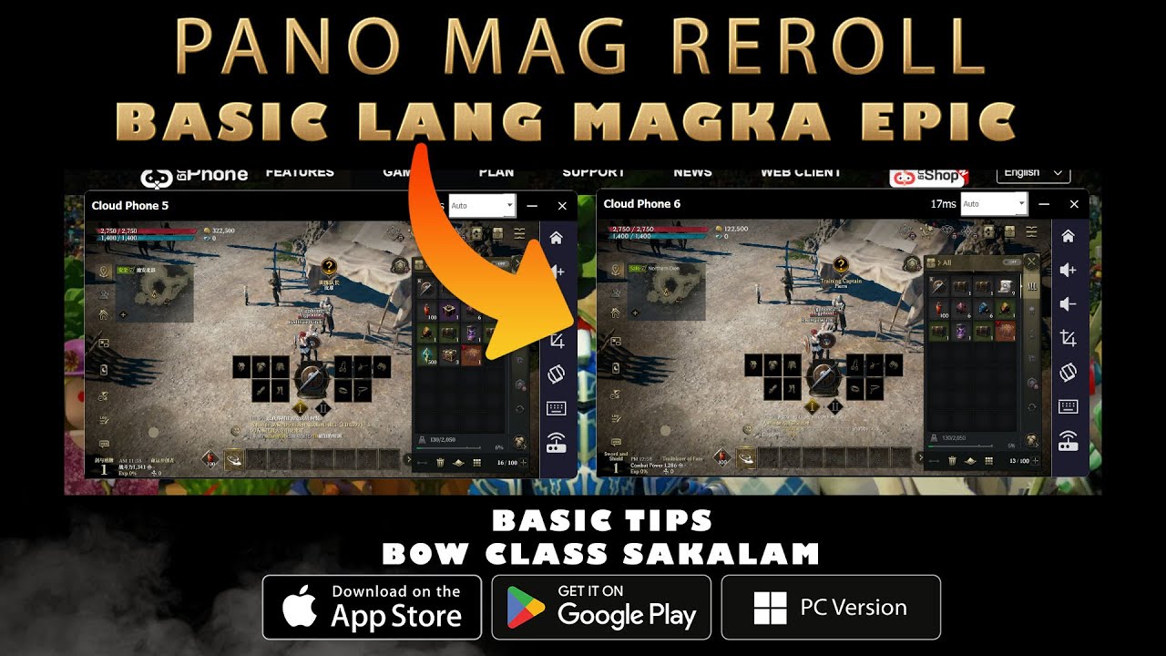 LORDNINE HOW TO REROLL AND INCREASE YOUR  COMBAT POWER TUTORIAL | BASIC TIPS PARA DI KA MA STRESS