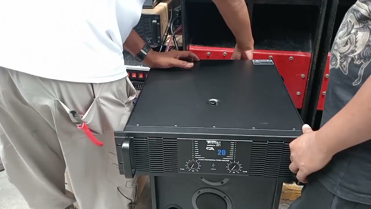TRIDENT CA20 POWER AMPLIFIER MALAKAS DIN RAON QUIAPO MANILA