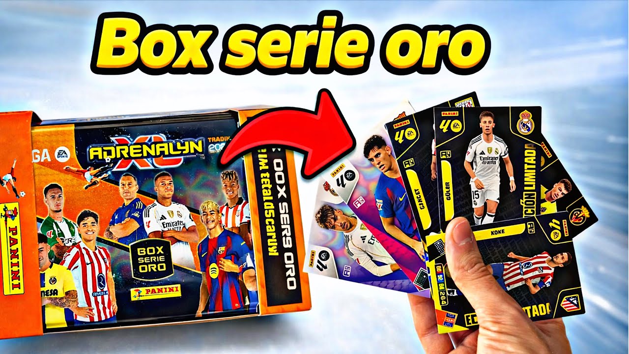Abrí la BOX SERIE ORO de ADRENALYN XL 2025/26!!!