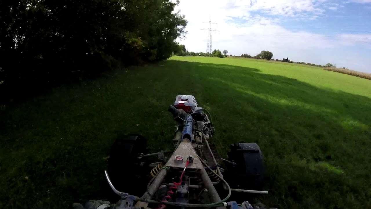 Agria 1700 Prototyp Allradlenkung Frontantrieb Testfahrt