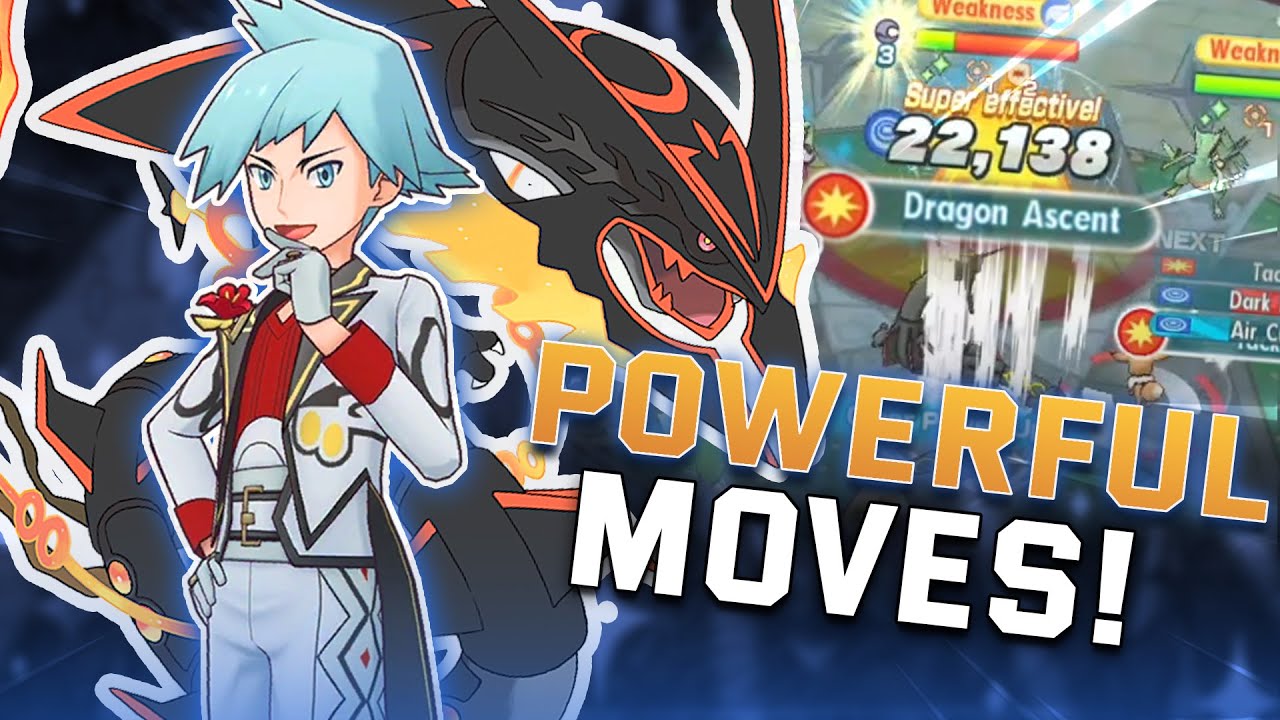 EX Steven (Anniversary 2021) & Rayquaza Showcase |  Pokemon Masters EX | ポケマス