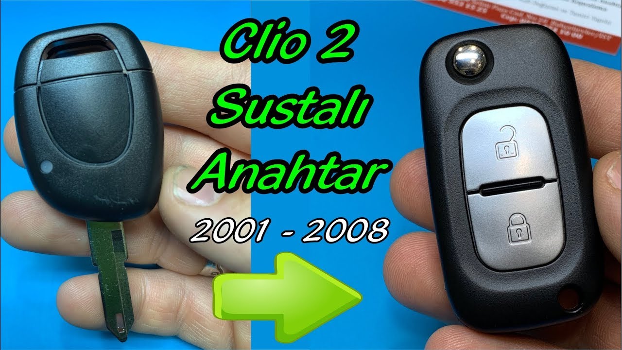 CLIO 2 SUSTALI KATLANIR ANAHTAR YAPIMI | Çoğaltma Kodlama Kopyalama