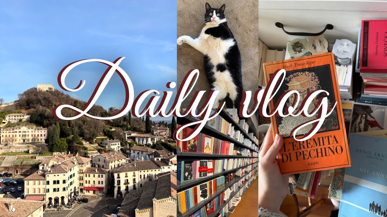 Daily vlog | Gita ad Asolo & book haul | Come studio coreano?