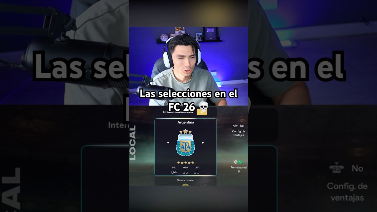 ¿Cuántas selecciones trae el FC 26?