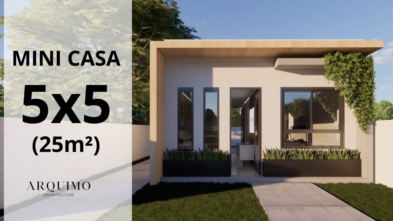 5X5 House Plan | Tiny House | Mini House 25 M²| 5X5 House (25 SQM)| Small House Design Idea