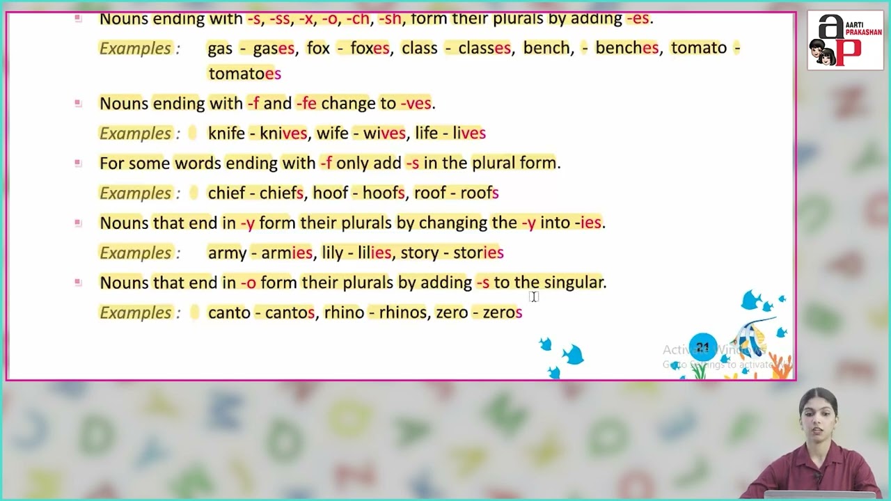 Ch 4 | Aarti Prakashan | Grammar | Class 4 | Noun : Numbers | For children