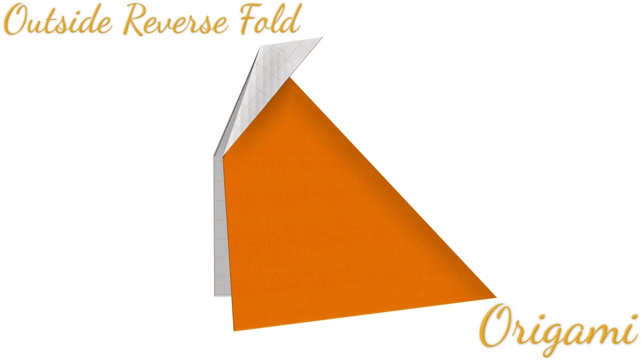 Outside Reverse-Fold in Origami (Folding Technique)