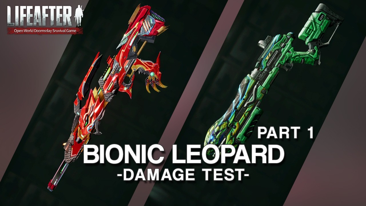Lifeafter - Biot Swift Leopard shotgun vs Biot Serpent shotgun test damage
