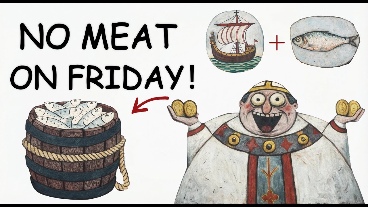 Why The Pope Banned Meat (It Wasn't For God)  |  Medieval salted herring