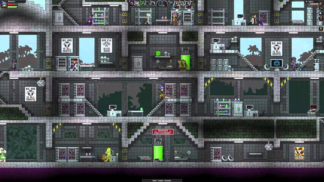 Gepwin in Starbound 2: teenage mutant ninja poo