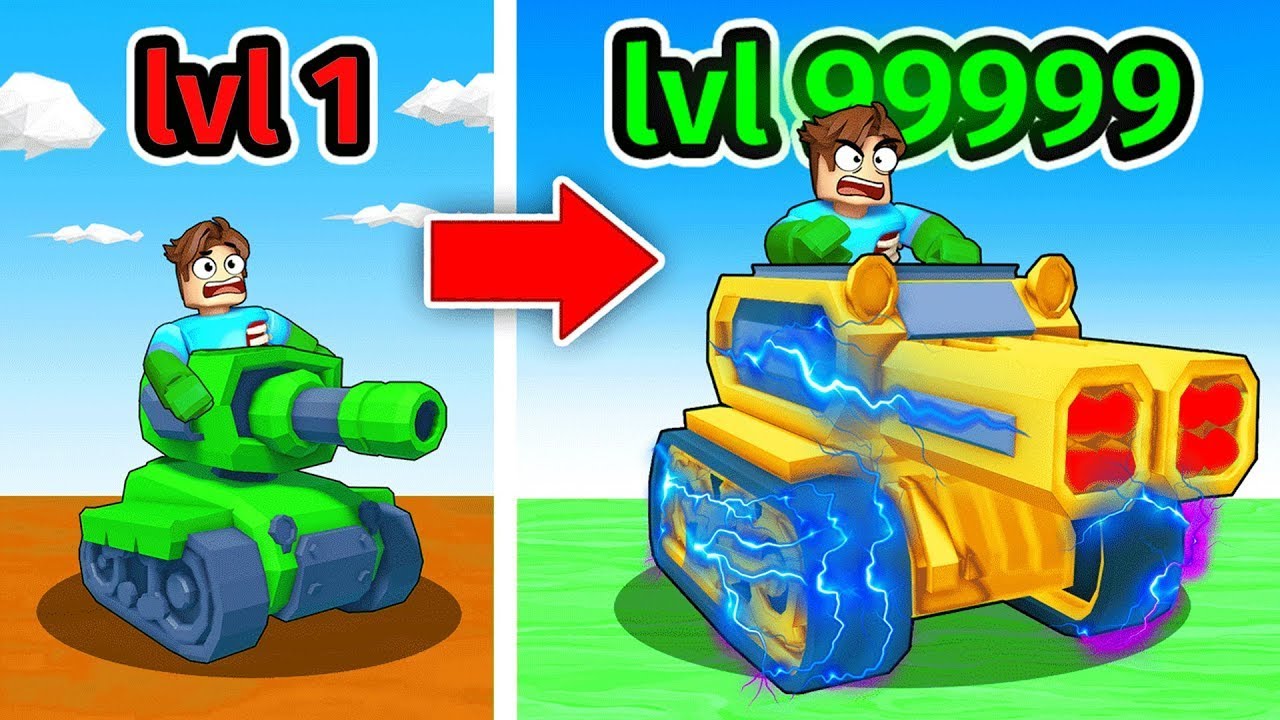 Улучшение танков-нубов до танков-богов в Roblox