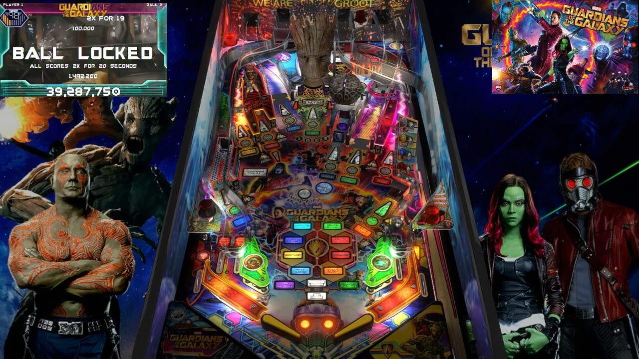 Guardians of The Galaxy 2.1.0 - Pinball VPX
