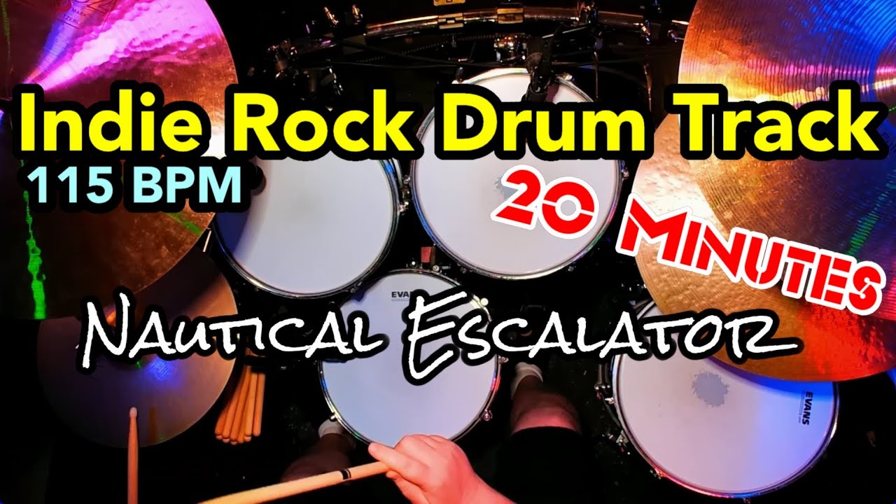 Hammer-on Through Submersible Delusions - 20 Minute Practice Drum Loop @ 115 BPM