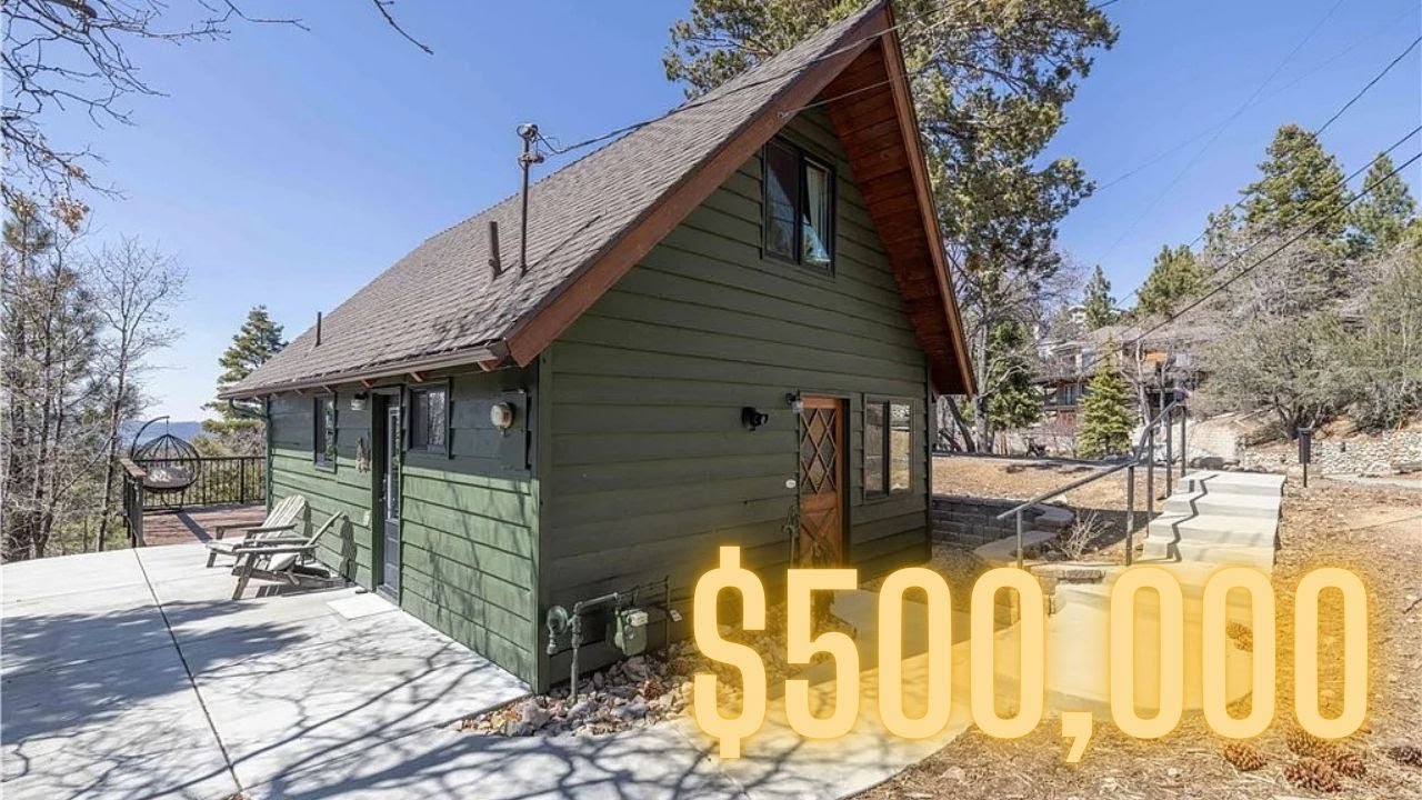 Big Bear Lake Live Cam Home Tour- Stunning SkiSlope and Lake Views