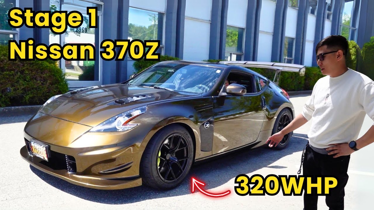 He showed me his 320WHP Nissan 370Z (Stage 1 & Talk modifications)