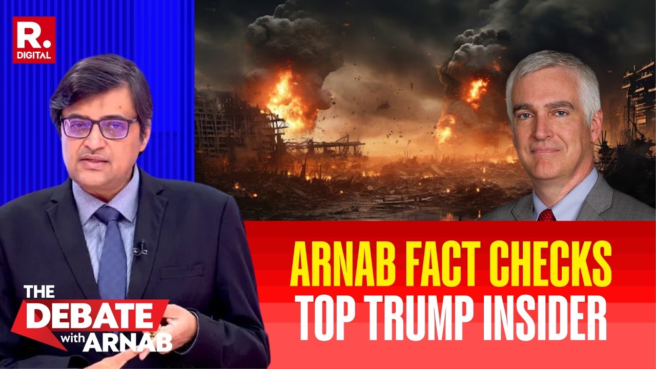 Debate With Arnab: Arnab Fact-Checks Trump Insider On Iran Regime Change Question