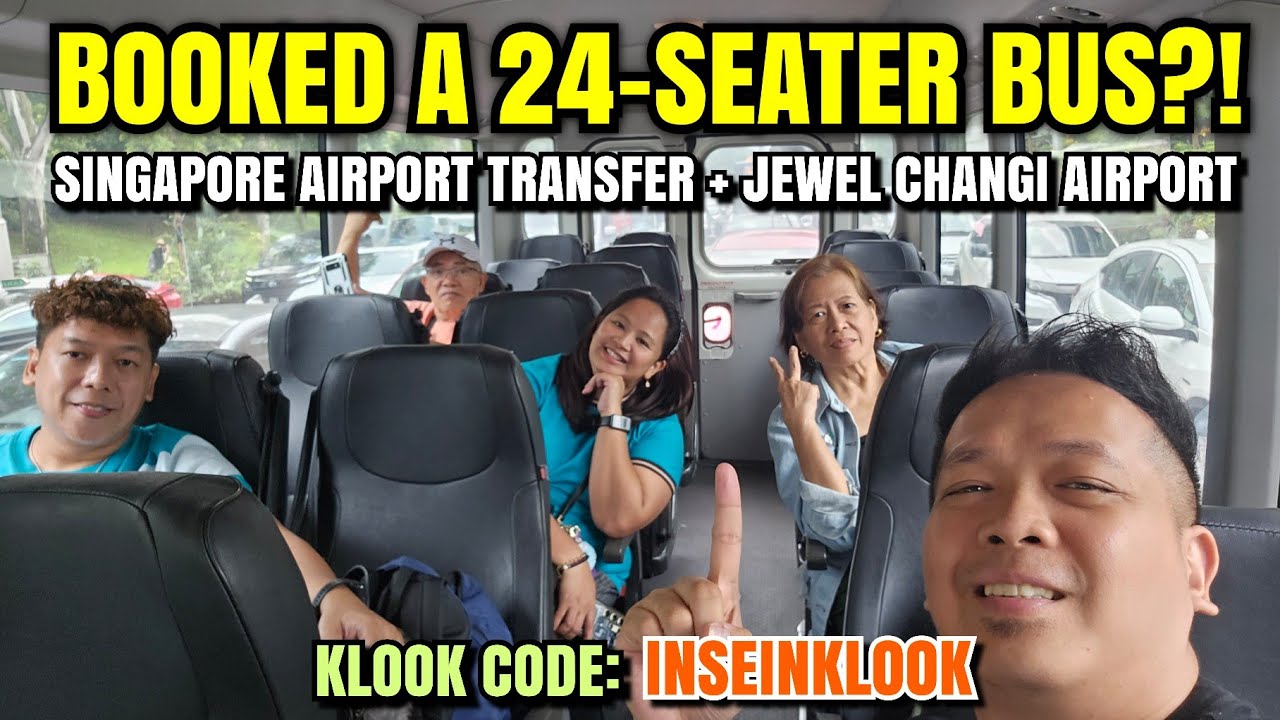 Singapore AIRPORT TRANSFERS from HOTEL + JEWEL CHANGI AIRPORT EXPERIENCE VLOG