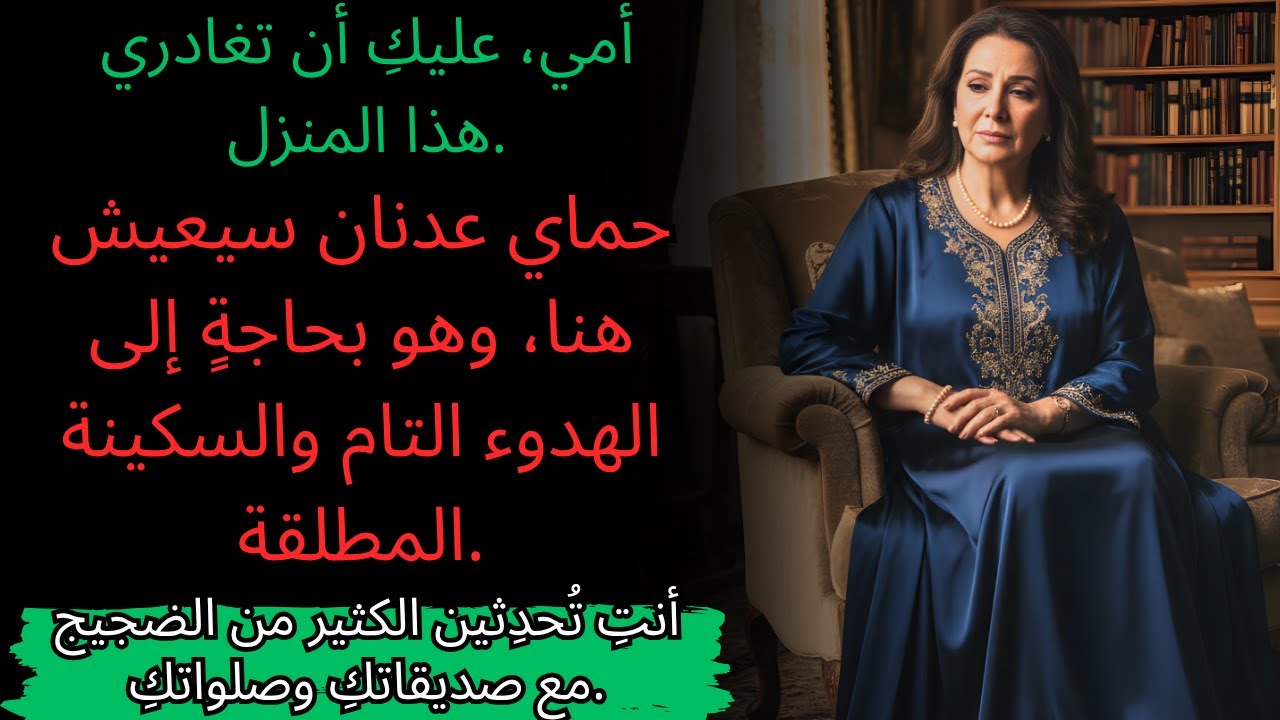 طردني ابني من بيتي قائلاً حماي بحاجةٍ إلى الهدوء والسكينة.