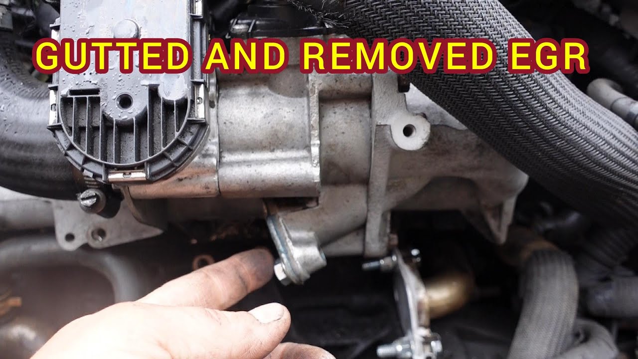 Удаление EGR Vauxhall vivaro 2.0