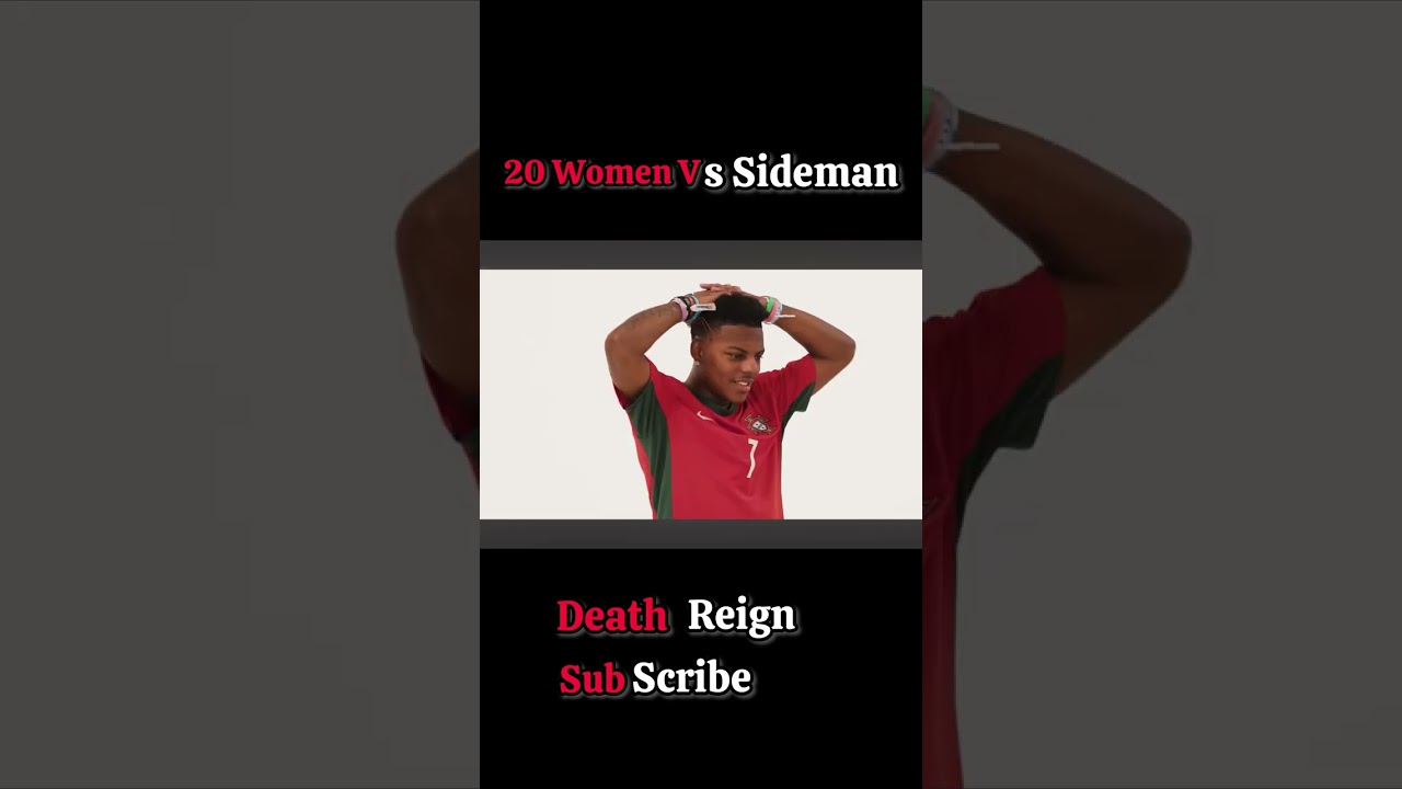 20 WOMEN VS 1 SIDEMEN:SPEED | FUNNY ISHOWSPEED SCENE😂😂|