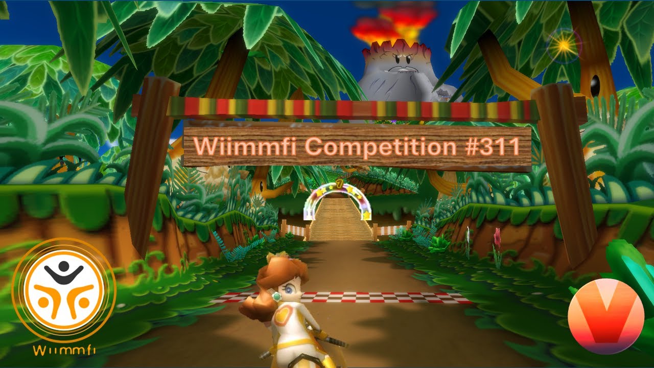 Mario Kart Wii Wiimmfi competition 311: Gates on GCN DK Mountain (Wheel)