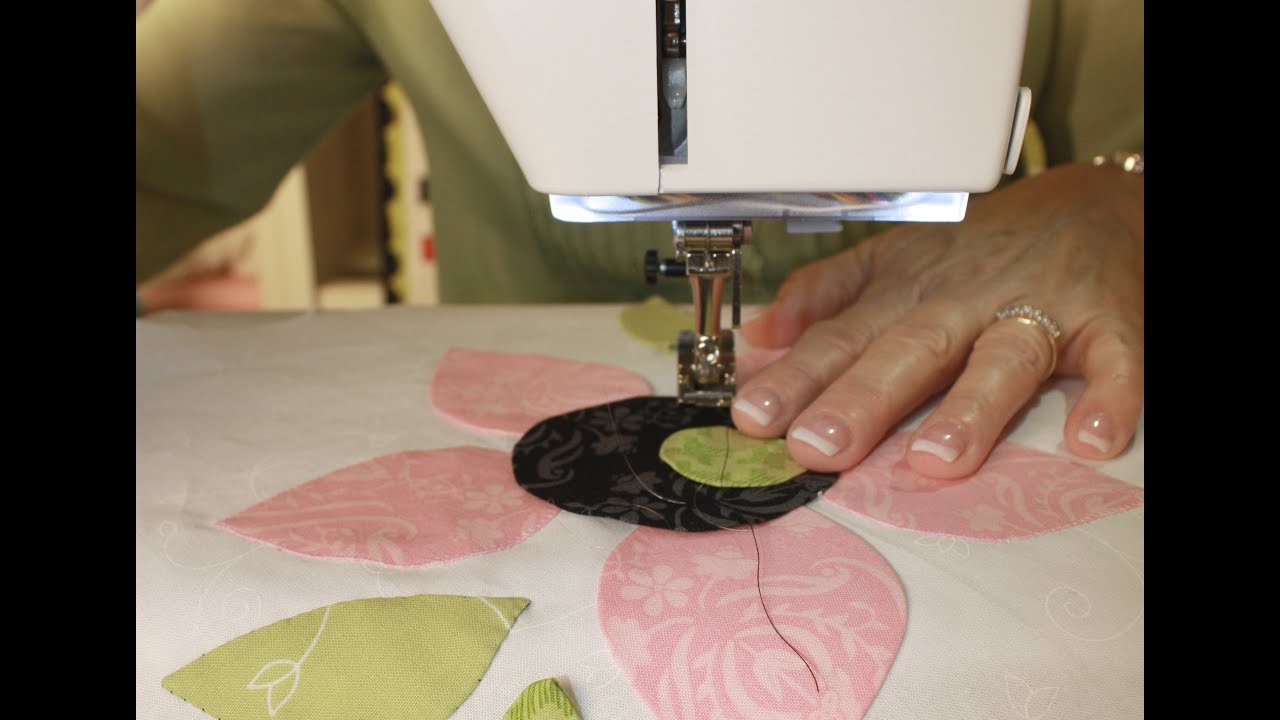 How to Machine Stitch Applique by Jill Finley of Jillily Studio - Fat Quarter Shop