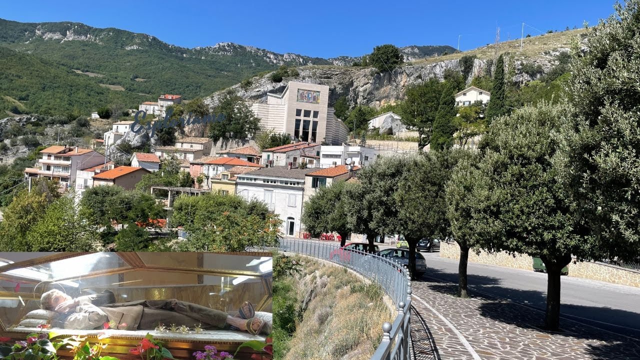 HD VIDEO - Pescosansonesco (PE) - Santuario di San Nunzio Sulprizio - Abruzzo - Italy.