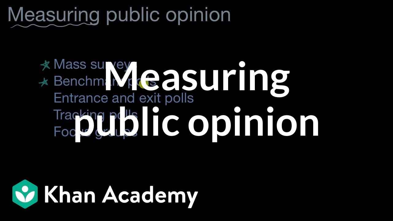 Measuring public opinion