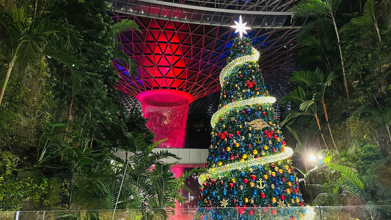 🎄 Jewel Changi Airport Christmas 2025 ✨ | The Magic of Adventure with Disney Cruise Line! 🚢