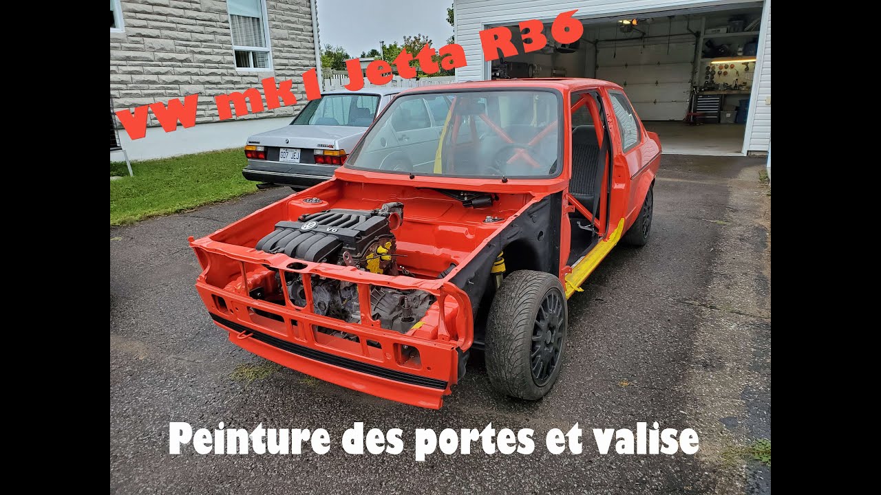 Peinture des portes - VW Mk1 Jetta coupe R36 Project