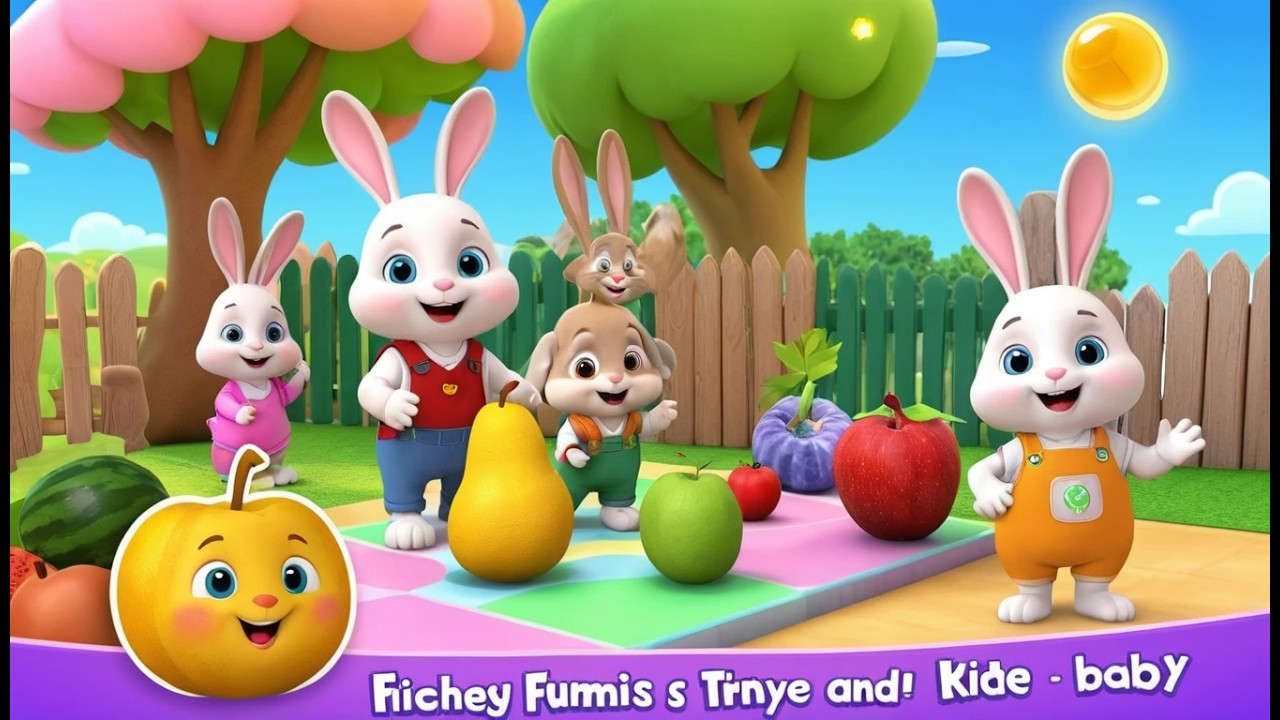 Маленький кролик открывает школу для фрук