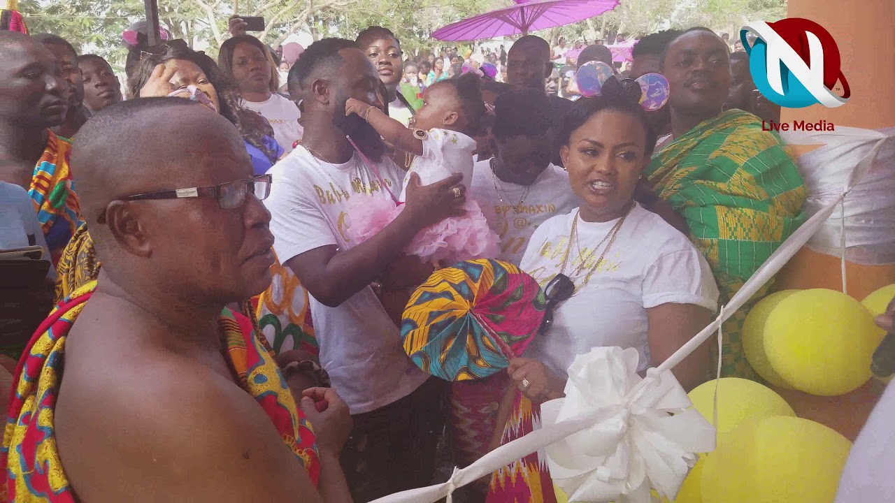 WOW!! Nana Ama McBrown, Baby Maxin Gift Orphanage A 100 Seater Building On 1st Birthday