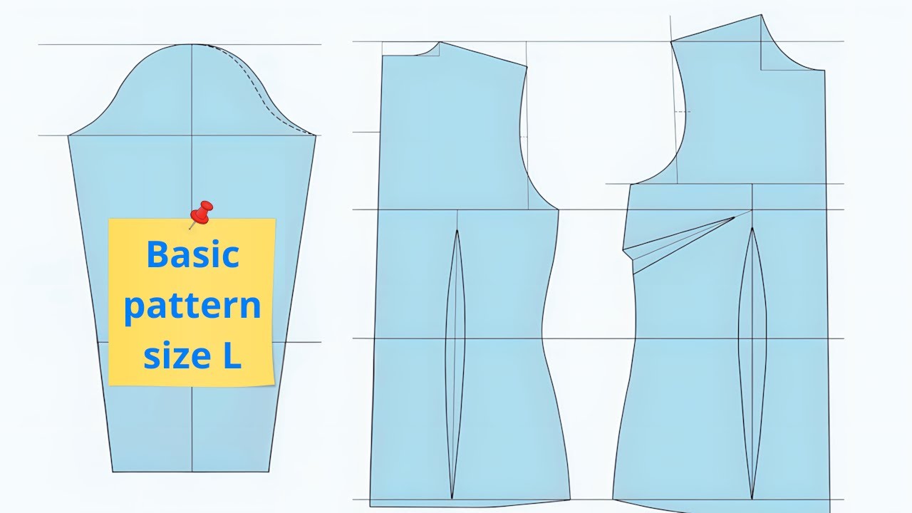 The secret to pattern success: How to draw a basic pattern, size (L) Sewing basics for beginners