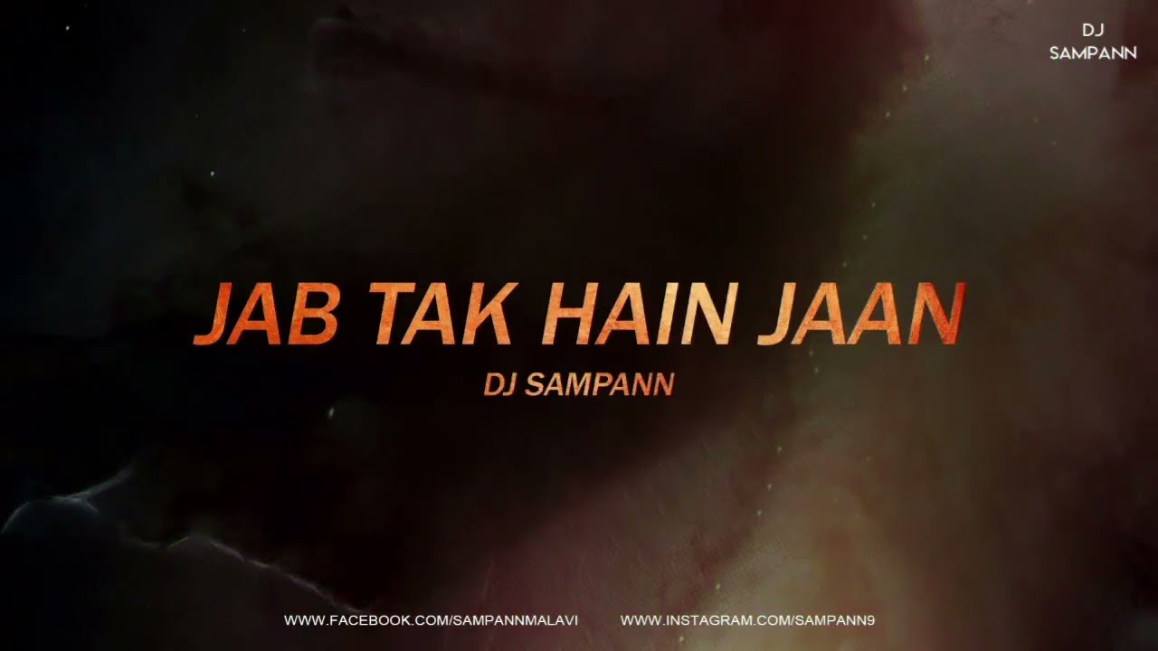 Jab Tak Hain Jaan | Sholay | Remix | DJ Sampann | Hema Malini | Lata Mangeshkar | Superhit Song