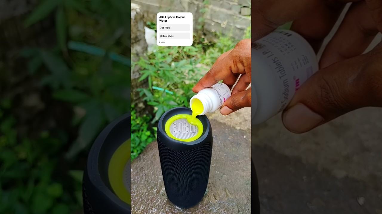 JBL Flip5 vs Colour Water BasSTesT