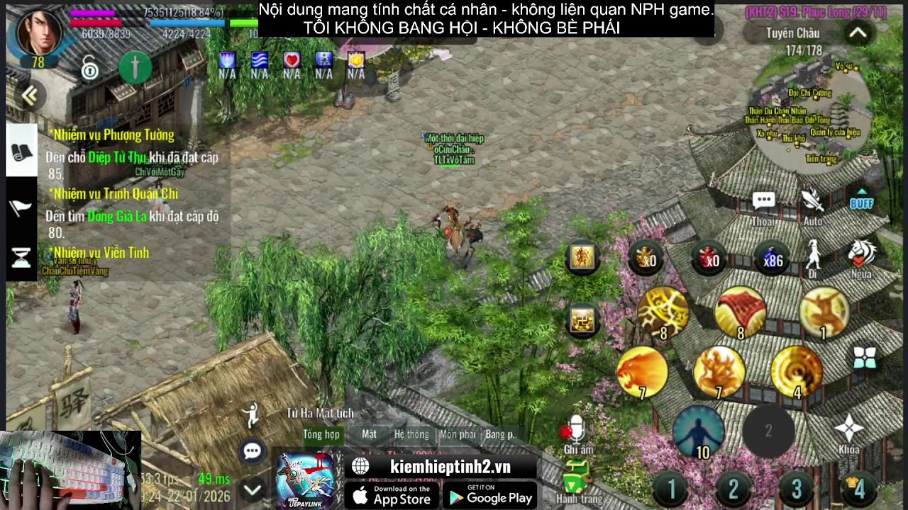 (22/1) TLT S19 Kiếm hiệp tình 2 mobile