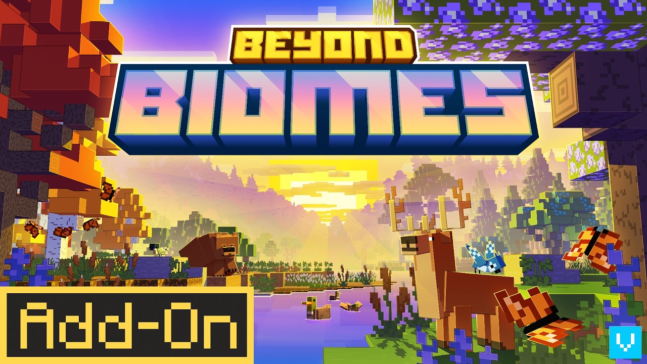 BEYOND BIOMES ADD-ON REVIEW! Minecraft PE 26.2 (Bedrock)