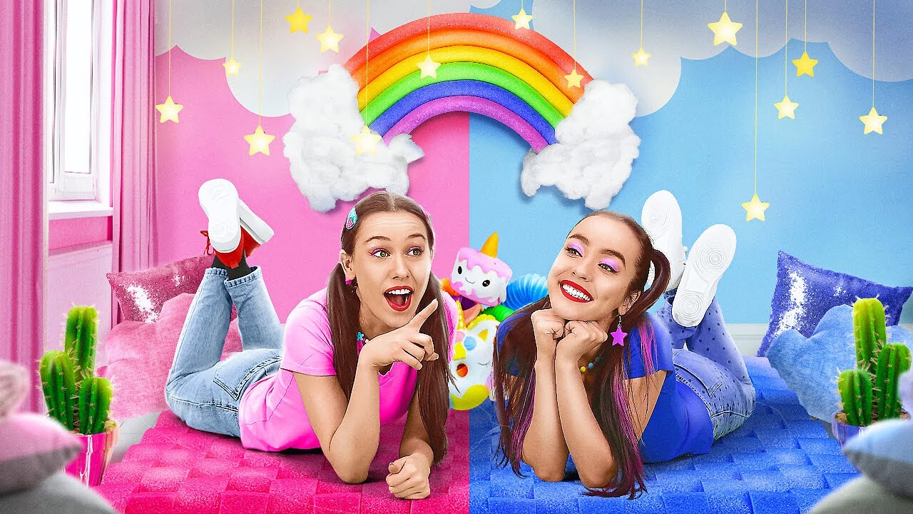 TRANSFORMARE GROZAVĂ A UNEI CAMERE DE ADOLESCENTE || Decorare interioară! Ghid marca 123 GO! SCHOOL