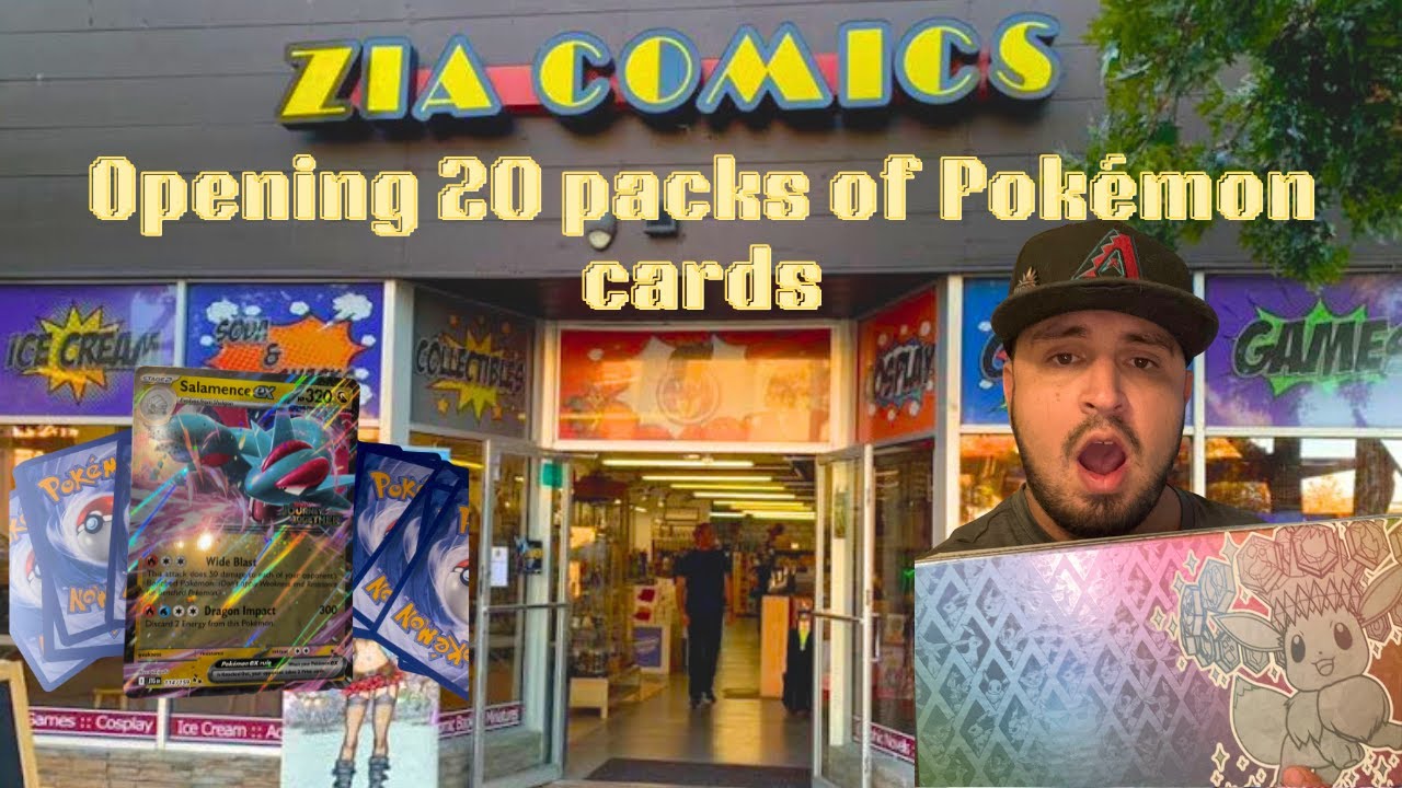 What We Found at Zia Comics 😱 | Pok&eacute;mon Cards & City Walk