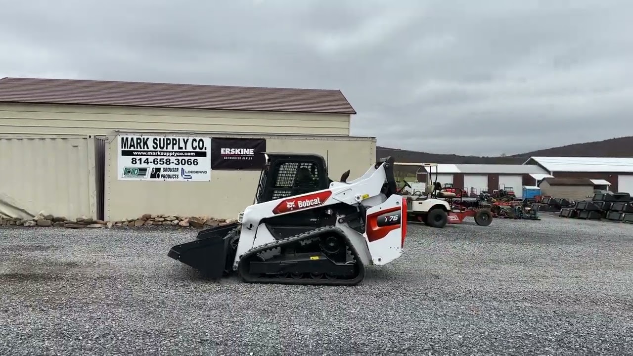 2021 Bobcat T76 R-Series Rubber Track Skid Steer Loader HIGH FLOW MACHINE!!!