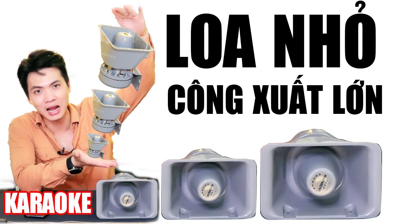 Loa toa nhỏ gọn c&ocirc;ng suất 50W giải tần cực rộng 75hz - 28khz