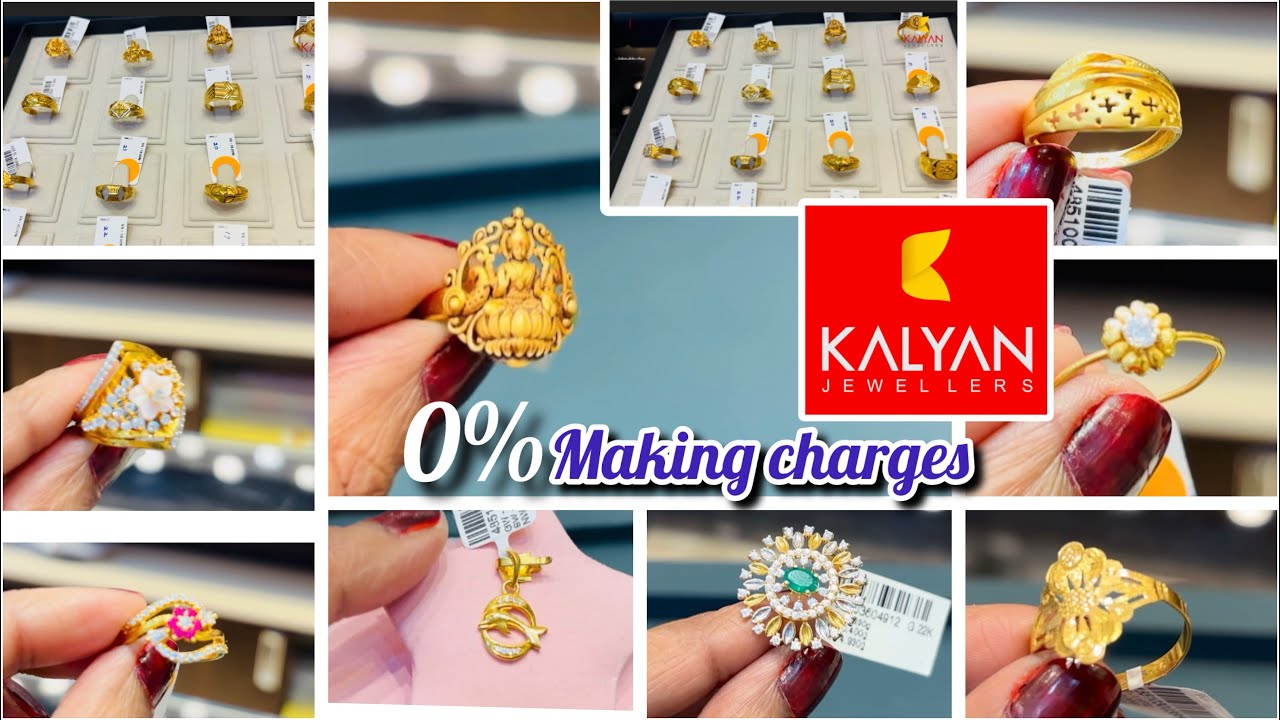 #2025 kalyan jewellers 0% Making charges Gold Jewellery with price | 22kt gold Ring design|Bengaluru