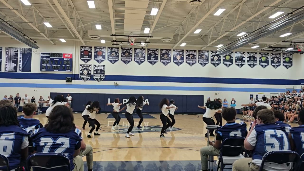 La Plata High School Pep Rally 2025 - Step Team - Powerhouse Warriors 
