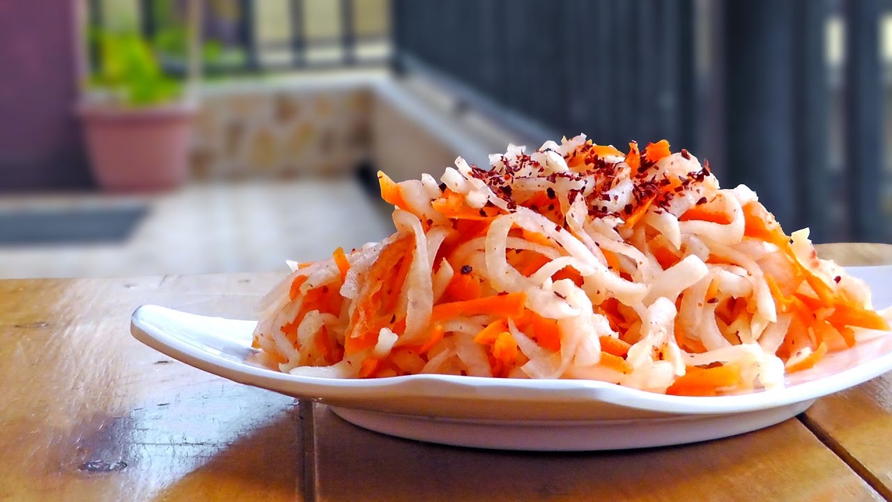 Koreanischer Rettich Salat - Vegan Vegetarisches Rezept