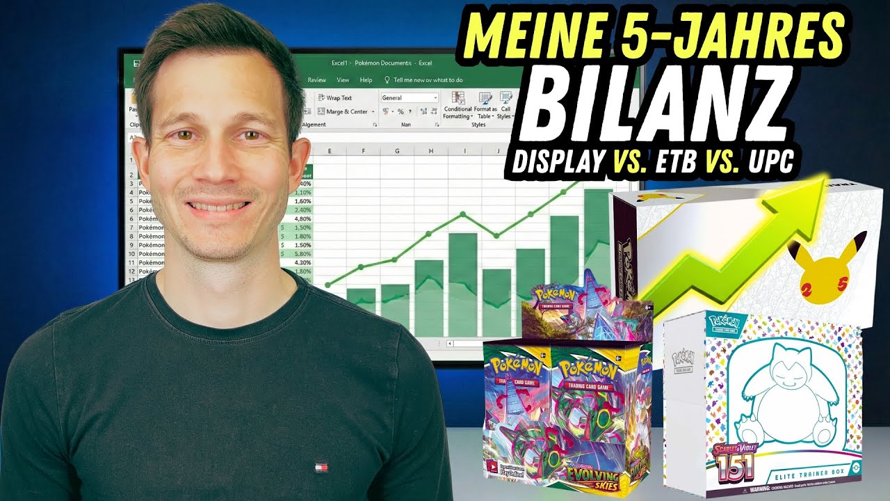 Pokémon Investment: Die Wahrheit nach 5 Jahren (Meine Excel-Zahlen)