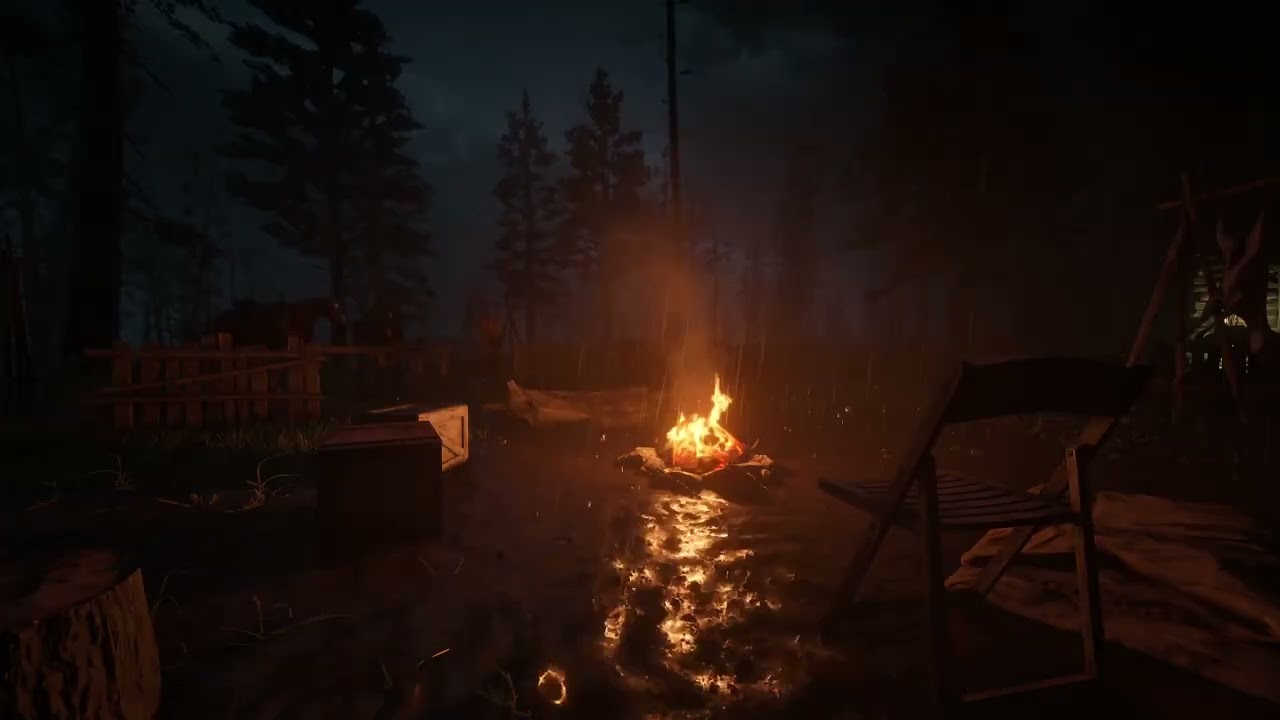 Stop Overthinking Tonight with Dark Rain and Thunder Sounds