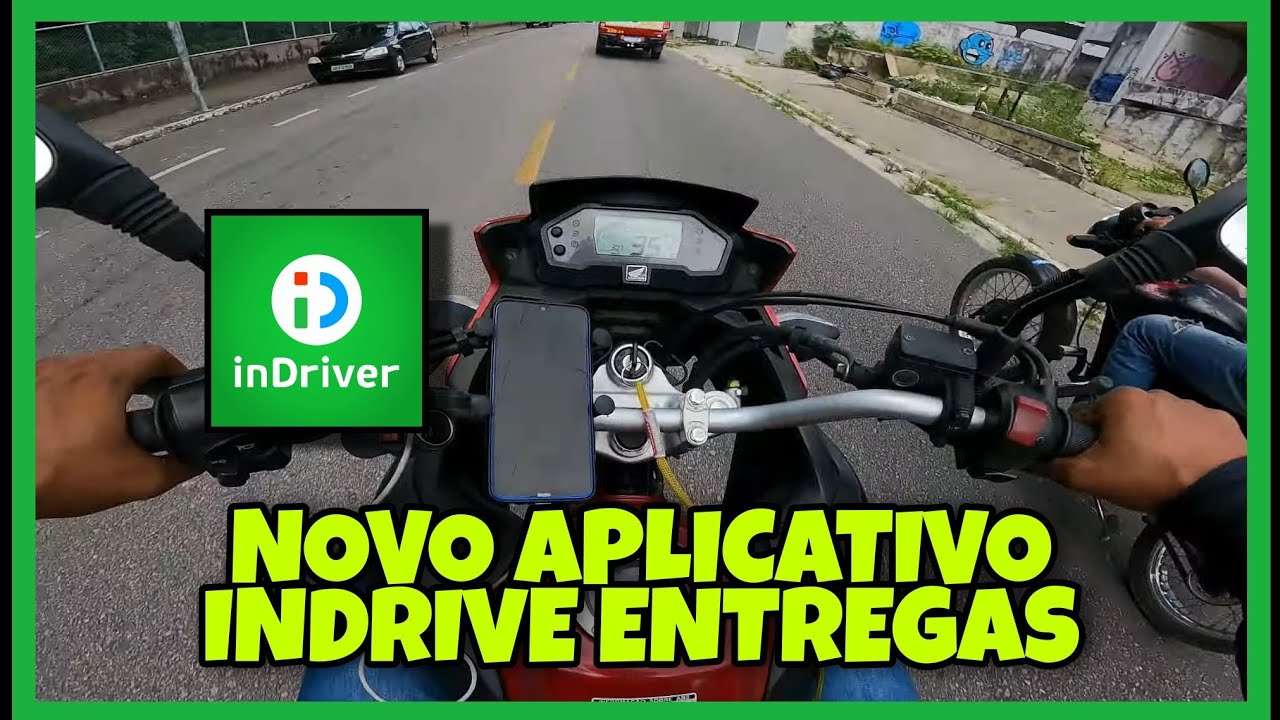 NOVO APLICATIVO DE ENTREGAS DE ENCOMENDAS INDRIVE EU TESTEI