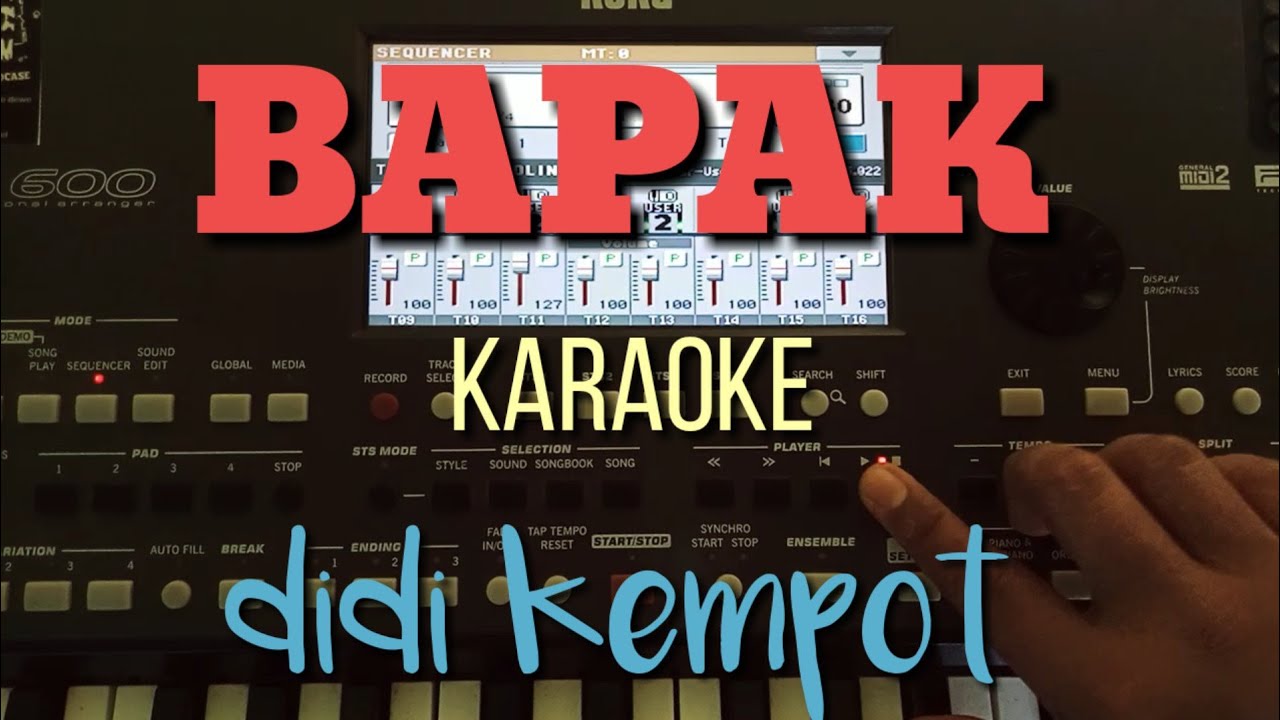 BAPAK - Didi Kempot ( karaoke + Lirik )